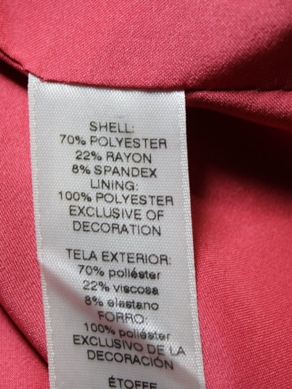 White House Black Market Cropped Pink Moto Jacket Blazer with Corset Tie Details - Picture 11 of 12